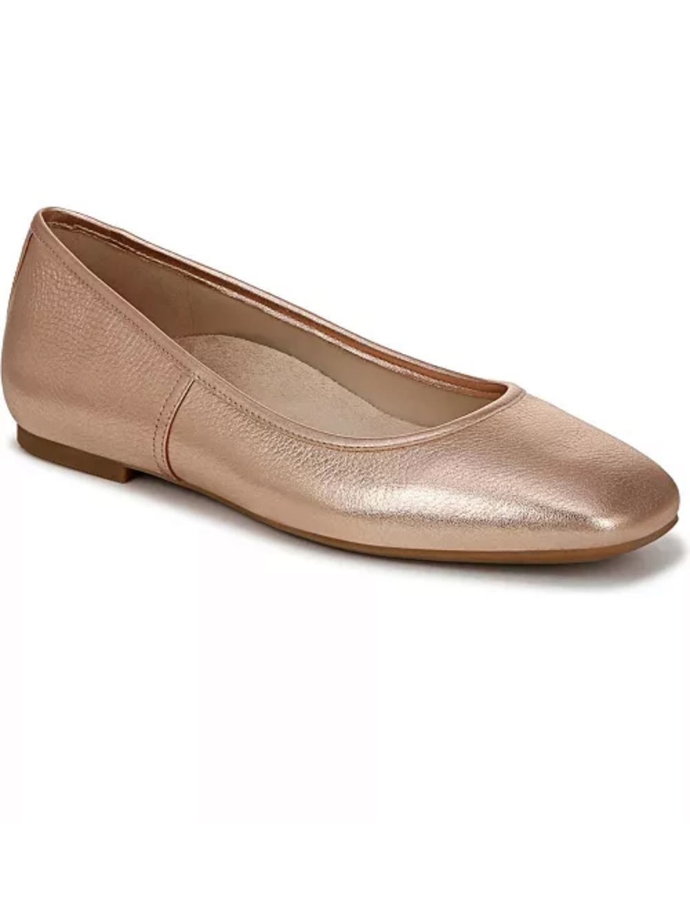 VIONIC Orinda Ballet Flats in Rose Gold Leather Brand New Women’s Sizes 7.5 & 8
